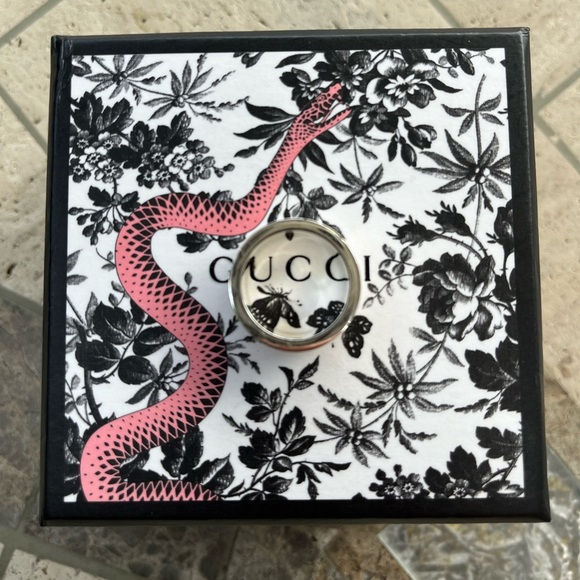🇮🇹 Gucci 925 Sterling Silver Ring - Picture 7 of 11